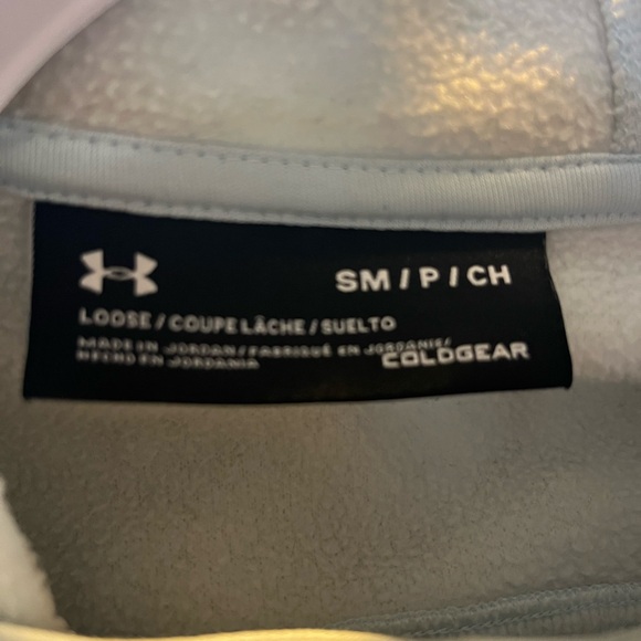 Woman’s small light blue Under Armour hoodie. Comfortable sweatshirt Small - Picture 5 of 5